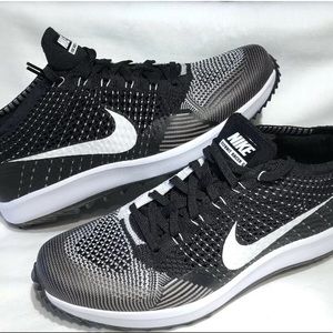 Nike Men's Flyknit Racer G Golf Shoes Oreo Varies